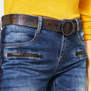 Opasok čierna-vzor Street One