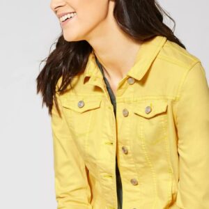 Džínsová bunda žltá Street One