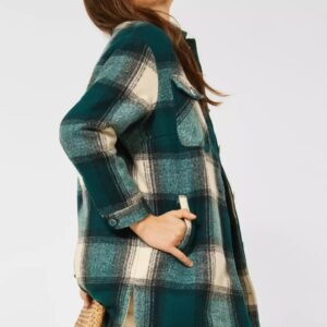 Kabát smaragd Cecil