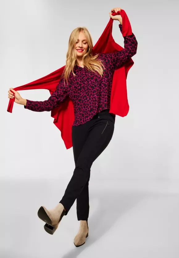 Blúzka cyklámen-vzor Street One