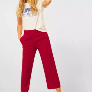 Nohavice červená Street One