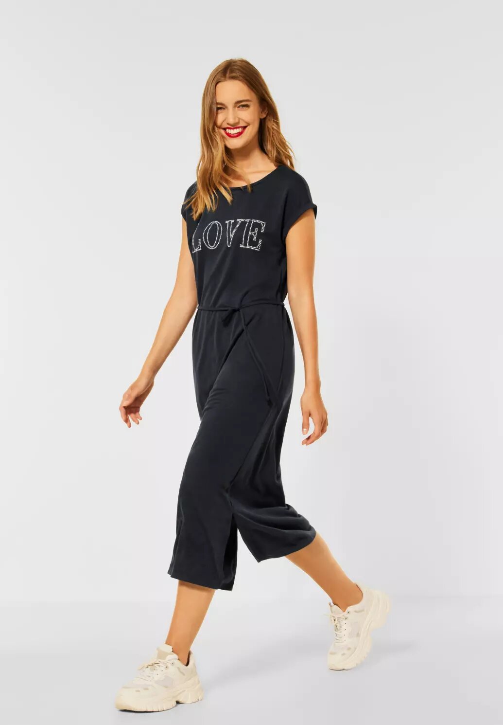 Šaty Street one sivá