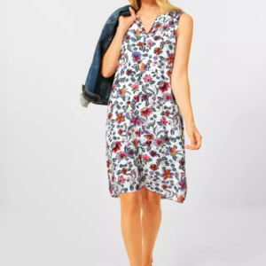 Šaty biela-vzor CECIL