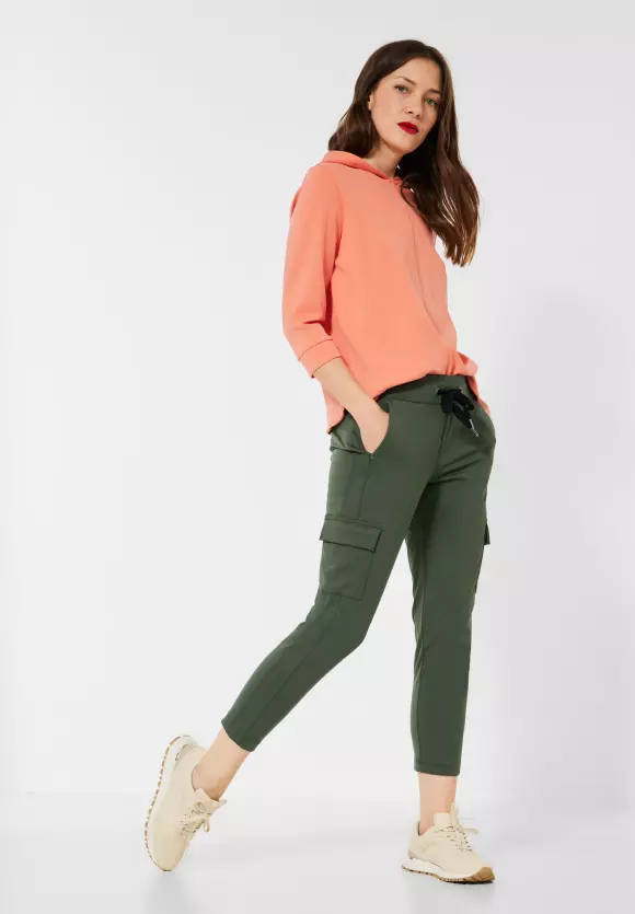 Nohavice olivová Street One