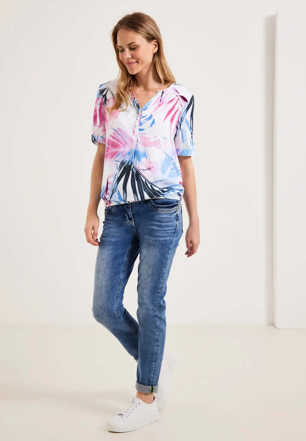 Blúzla biela-vzor Cecil