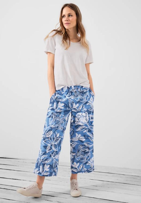 Nohavice biela-vzor Cecil