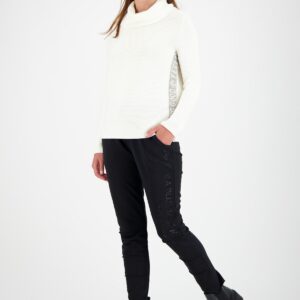 Rolák s kamienkami biela Monari