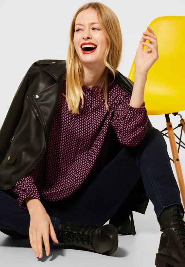 Top fialová Street One