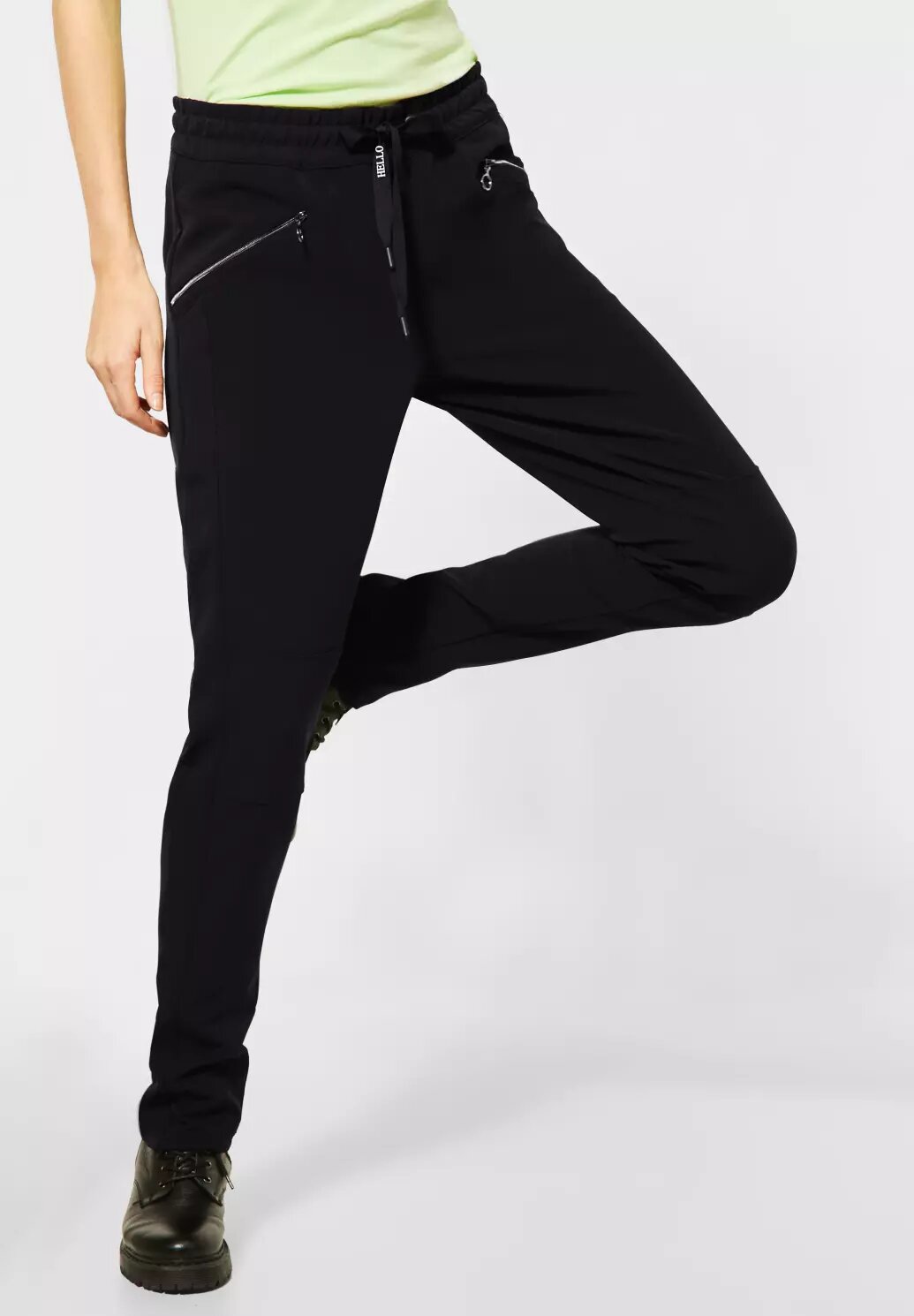 Nohavice čierna Street One