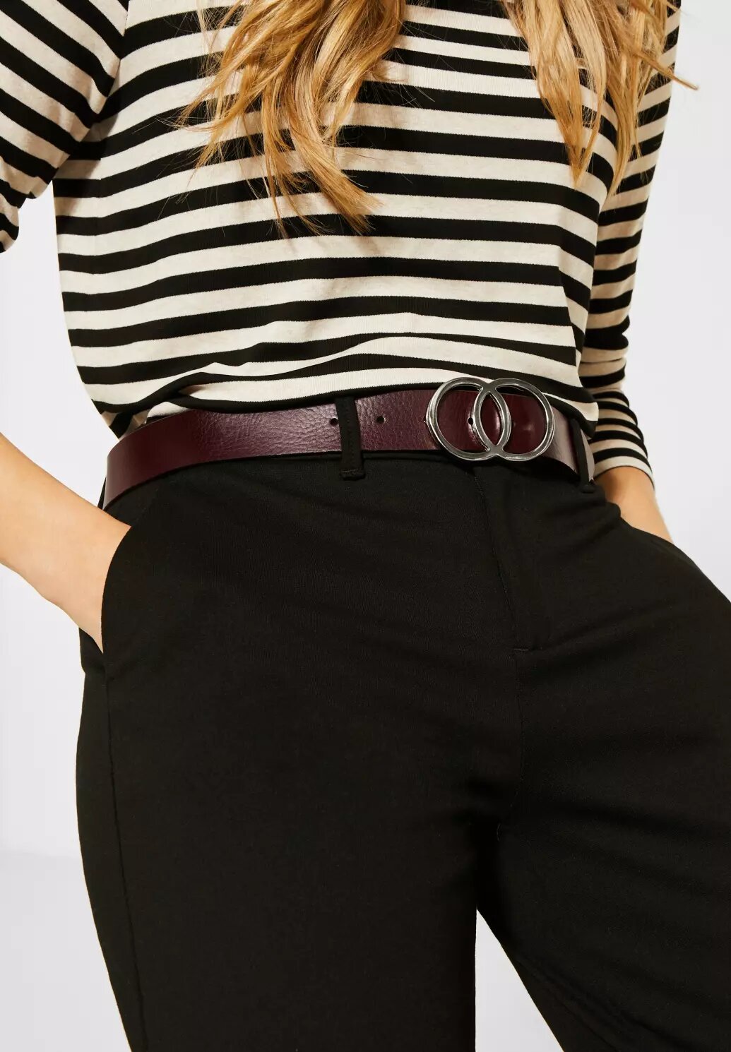 Opasok bordová Street One