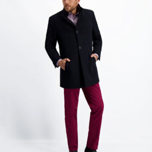 Kabát čierny  John Newfris Lavard