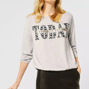 Top krémová - potlač Street One