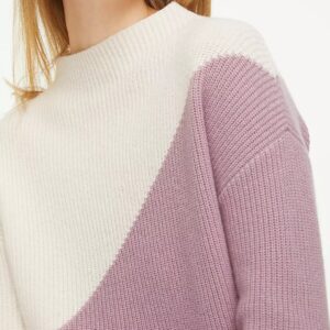 Pulóver fIalovo-biely Comma