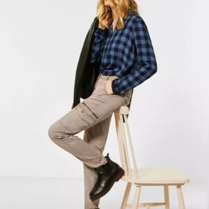 Nohavice hnedá Cecil