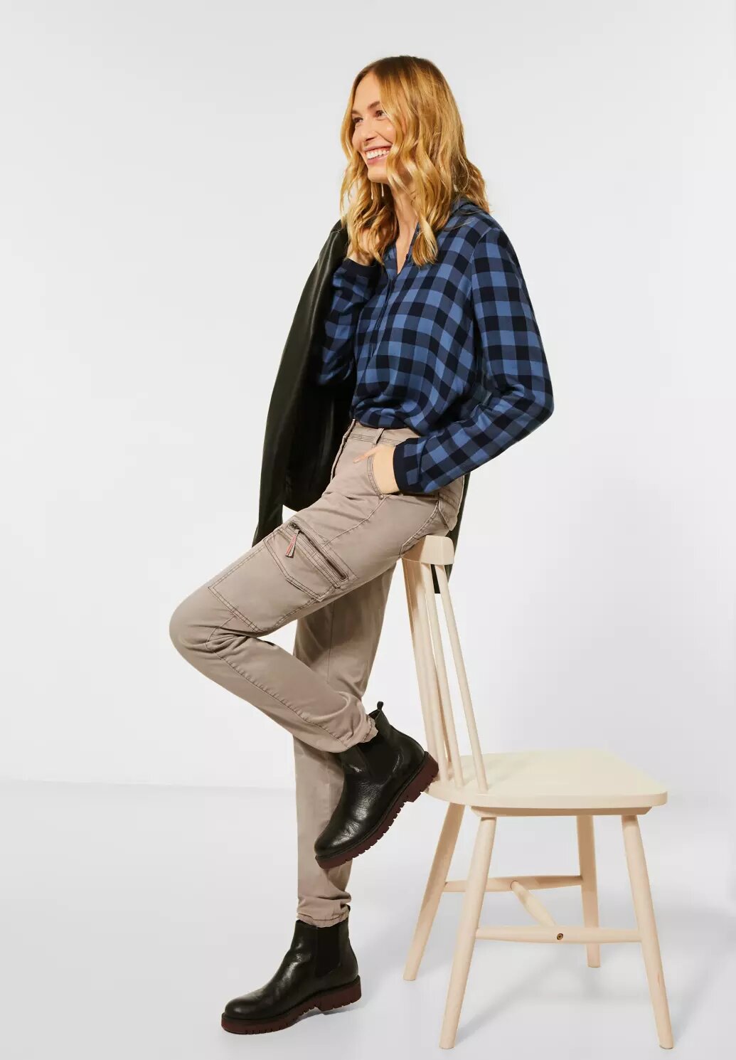 Nohavice hnedá Cecil