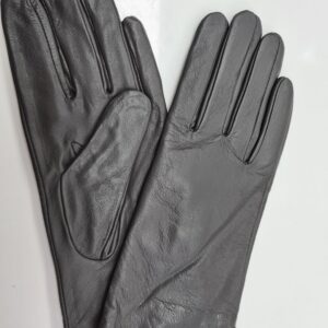 Rukavice kožené šedé hladké