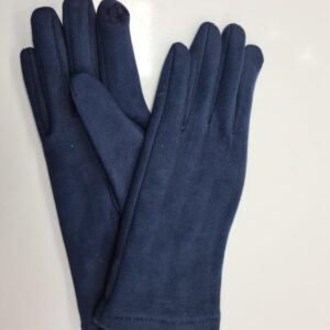 Rukavice látkové modré hladké