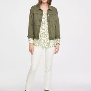 Blúzka Comma zelená vzor