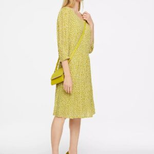 Šaty Comma zelená-bodka