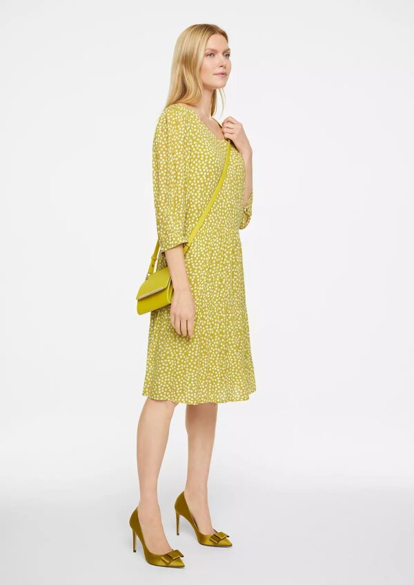 Šaty Comma zelená-bodka