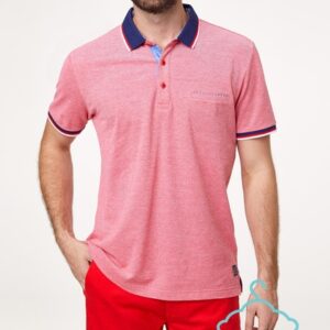 Polokošeľa červená Pierre Cardin