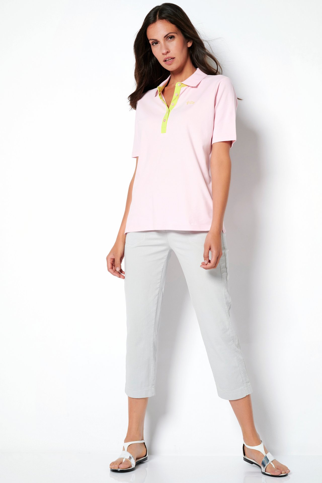 Nohavice sivá Toni 3/4