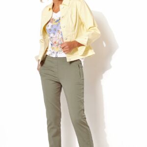 Nohavice olivová Toni Alice 7/8