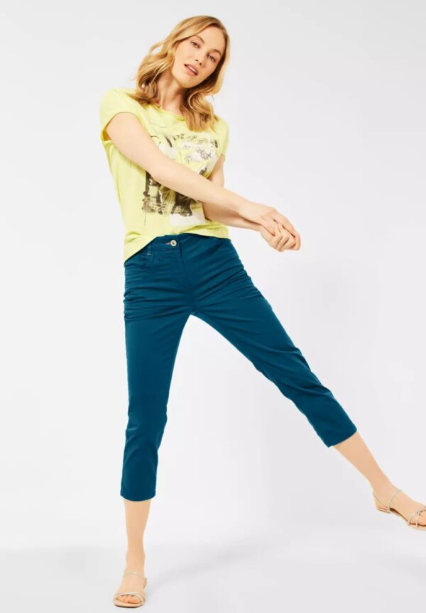 Nohavice 3/4 CECIL petrolej