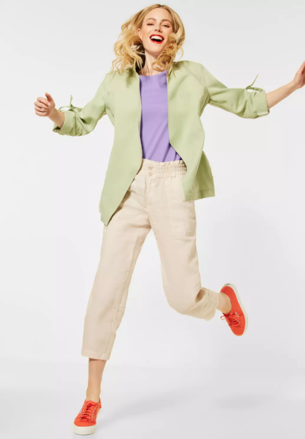 Tričko Street One fialová