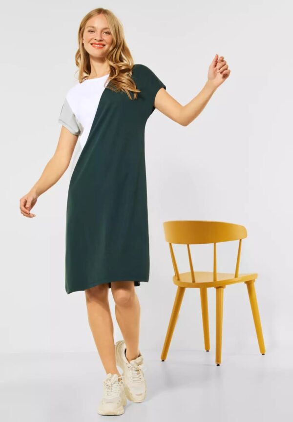 Šaty Street One zelená-vzor