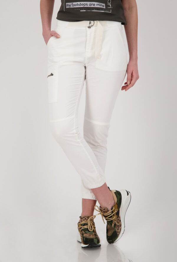 Nohavice Monari biela