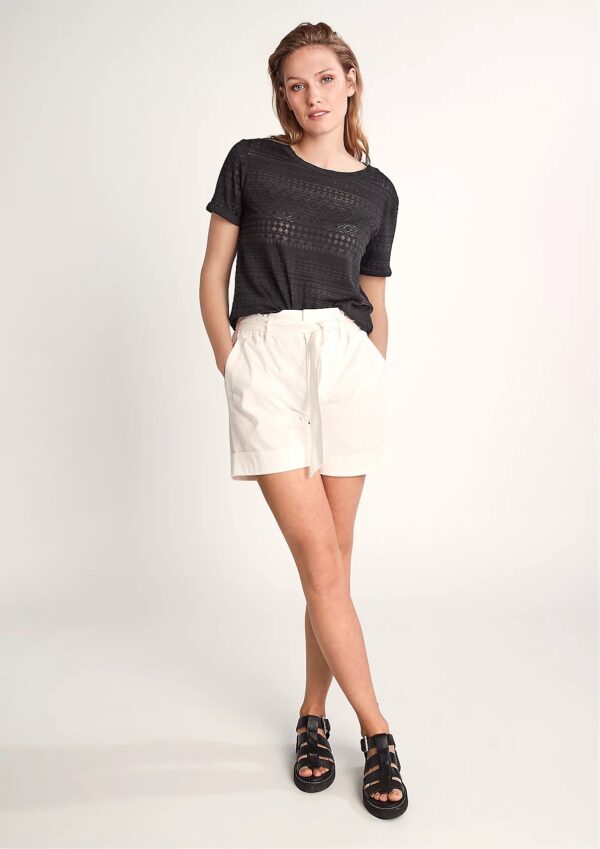 Tričko Comma čierna - vzor