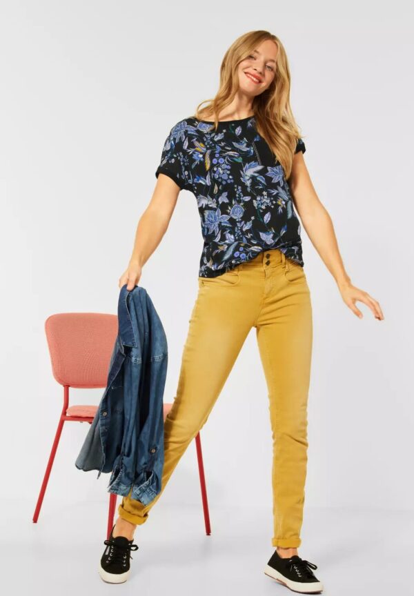 Tričko Street One čierna-vzor