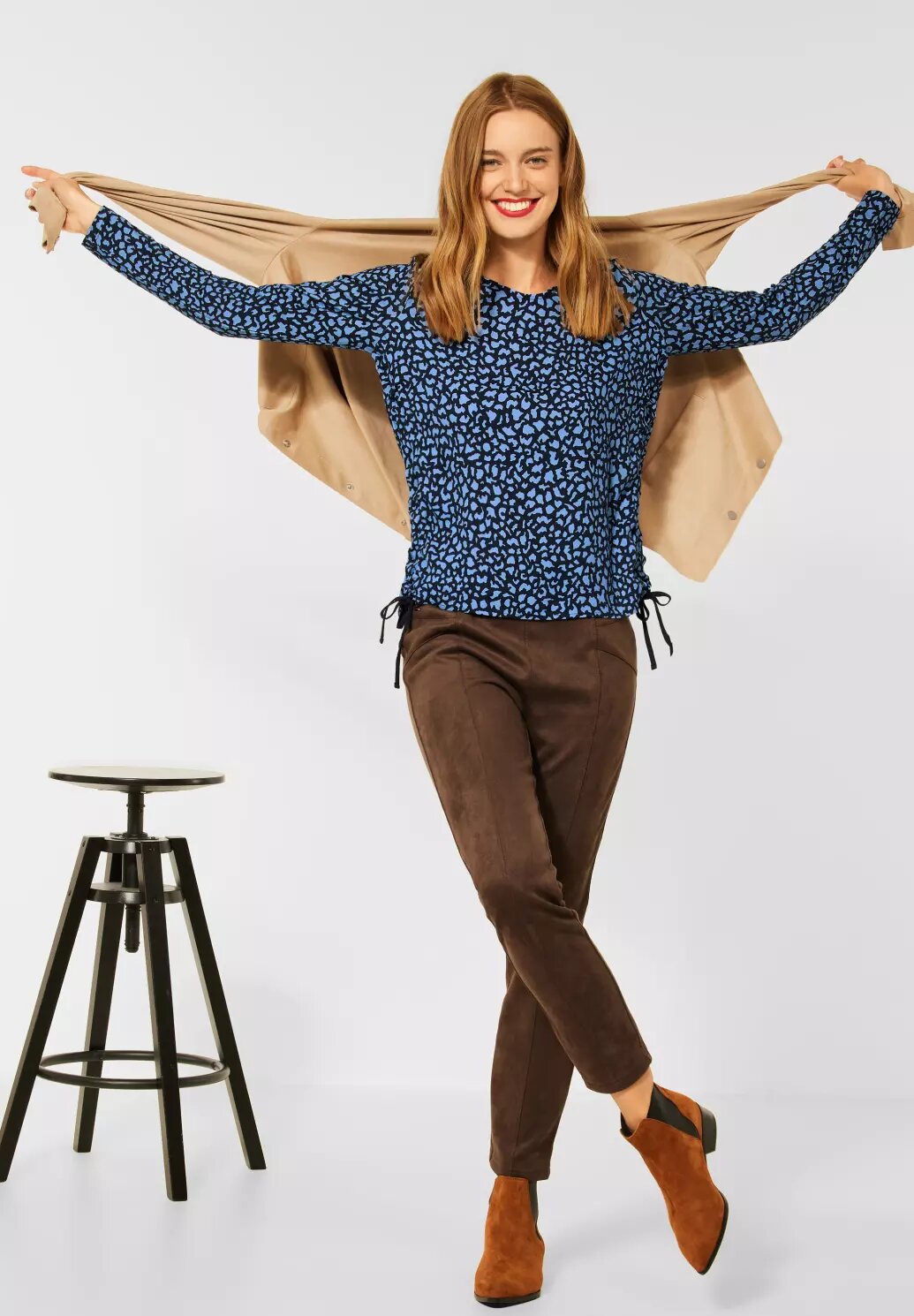 Top Street One modrá-vzor