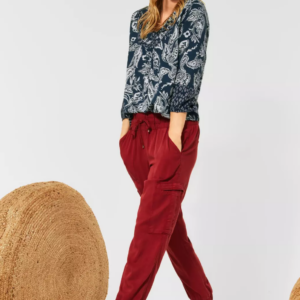 Blúzka modrá-vzor Cecil