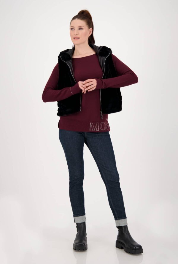 Pulóver bordová Monari