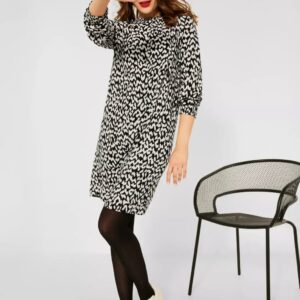 Šaty Street One čierna-vzor