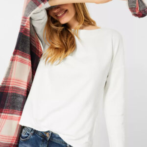 Pulóver CECIL biela