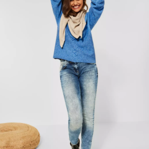 Pulóver CECIL modrá