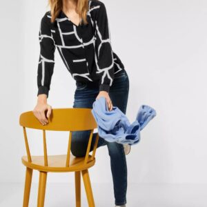 Blúzka Street One čierna-vzor