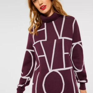 Rolák Street One bordová -potlač