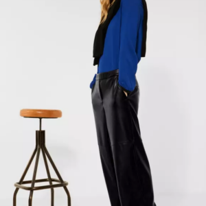 Nohavice kož. Cecil čierna