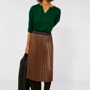 Sukňa plis. Sreet One  hnedá