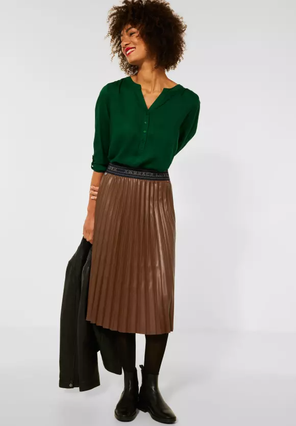 Sukňa plis. Sreet One hnedá