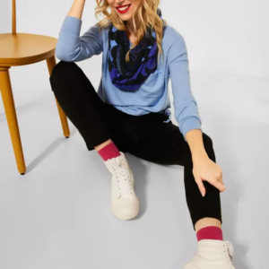 Šatka Street One modrá-vzor