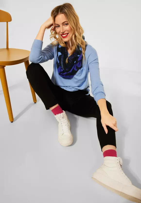 Šatka Street One modrá-vzor