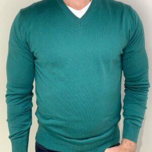 Pulóver smaragd Ria Móda