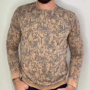 Pulóver hnedý Jea Pierre