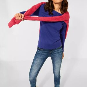 Top kráľovská-modrá Street One