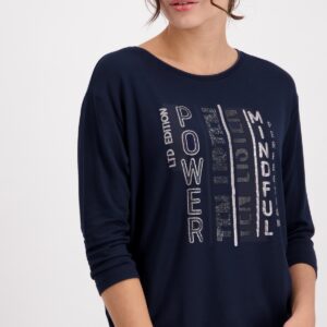 Tričko tm.modré Monari